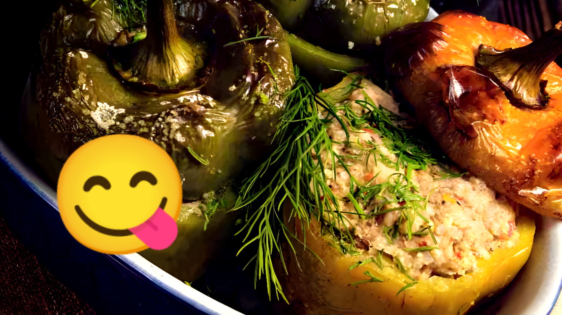 Il segreto dei peperoni ripieni croccanti e filanti fatti in friggitrice ad aria senza accendere il forno!