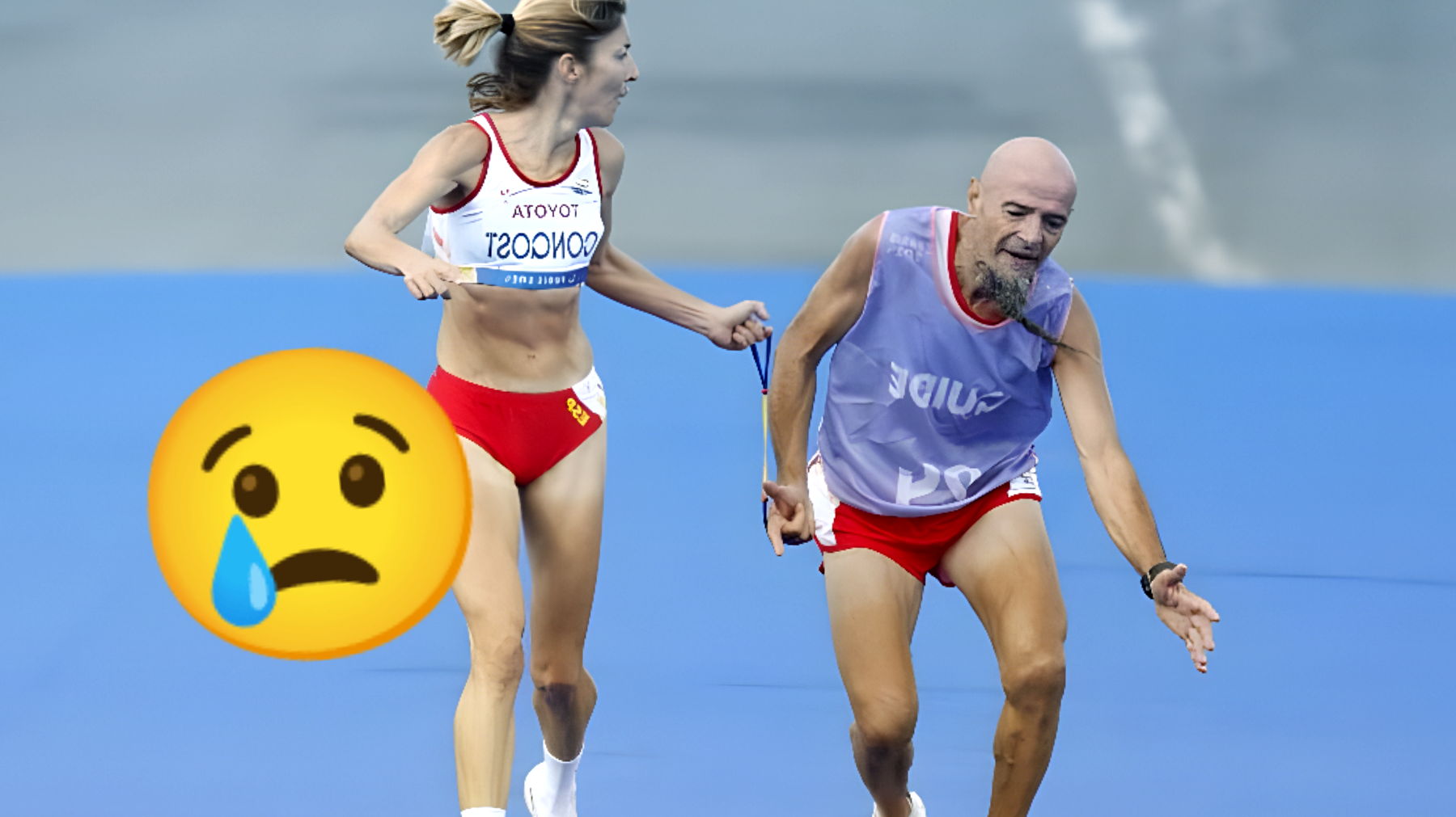 Scandalo in pista: l'atleta Elena Congost rischia grosso a soli due metri dal traguardo!