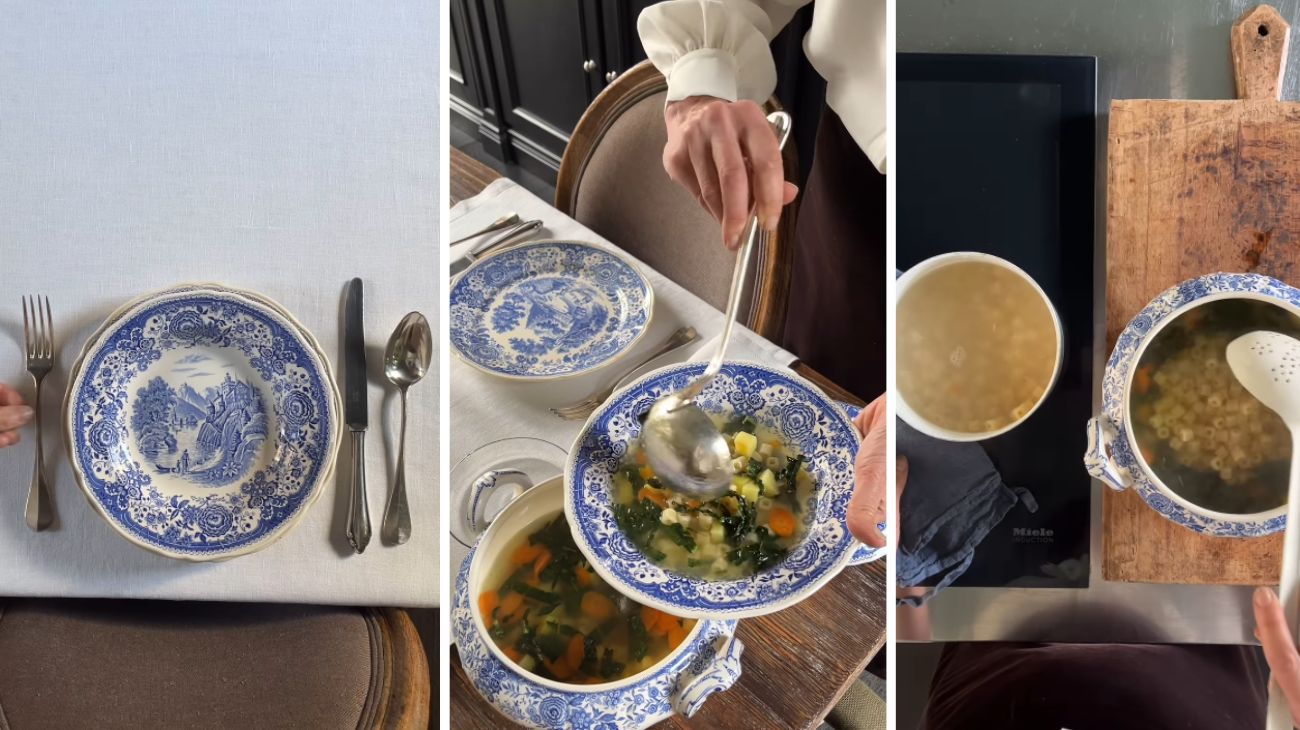 come servire il brodo