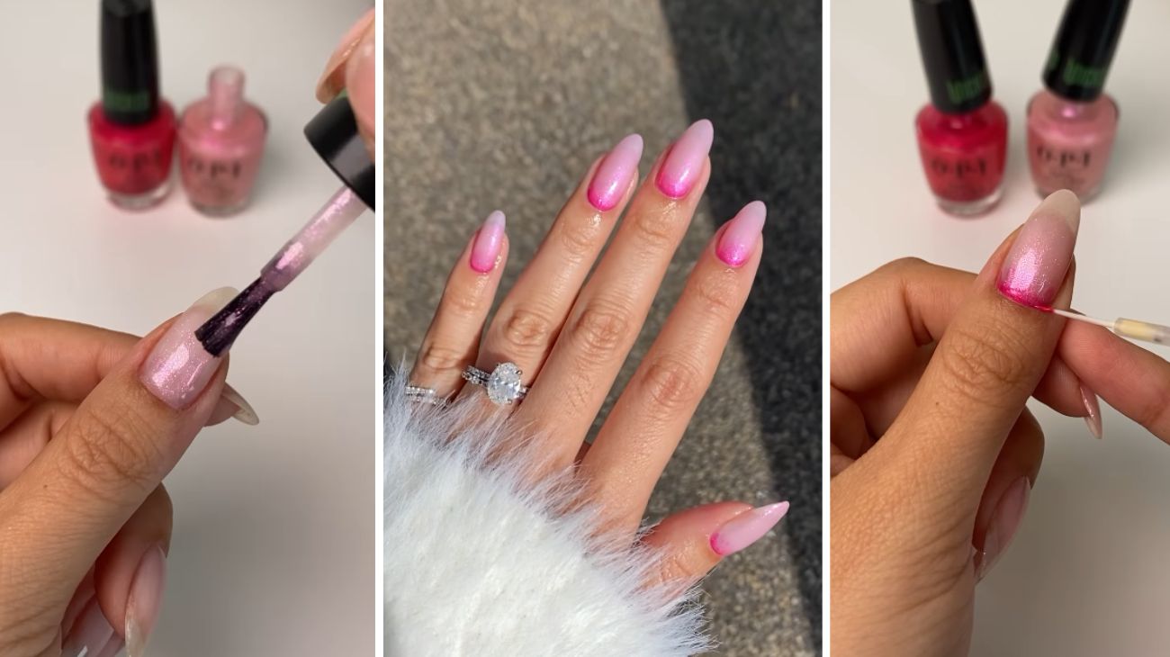 unghie zucchero filato