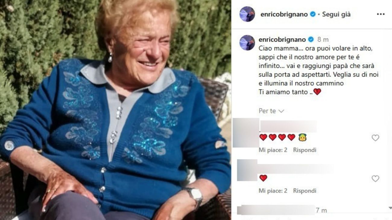 enrico brignano mamma