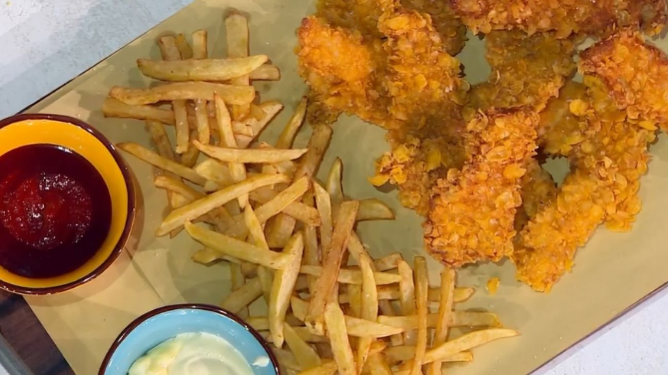 pollo e patatine fritte