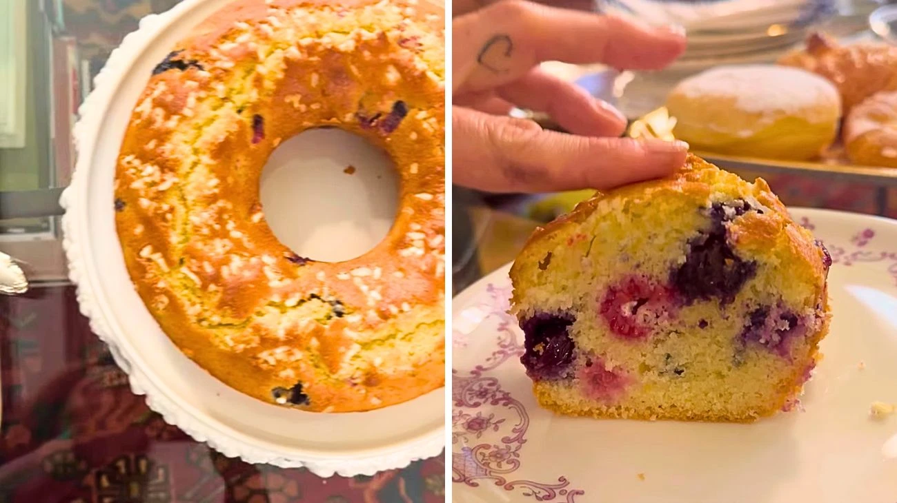 Ciambella ai frutti di bosco