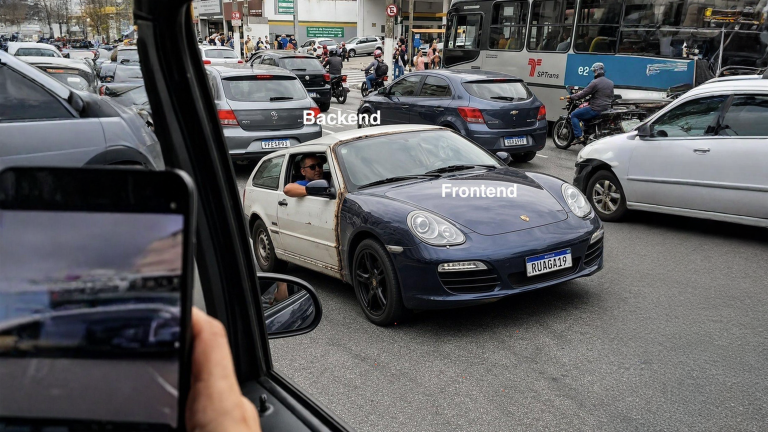 Muso di Porsche su una VW: perché questo collage di design non regge davvero