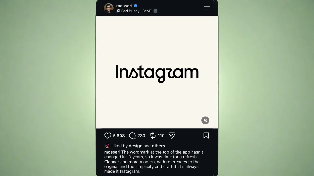 Nuovo logo Instagram 2026: perché quella r sembra una z (e cosa insegna sulle scritte in casa)