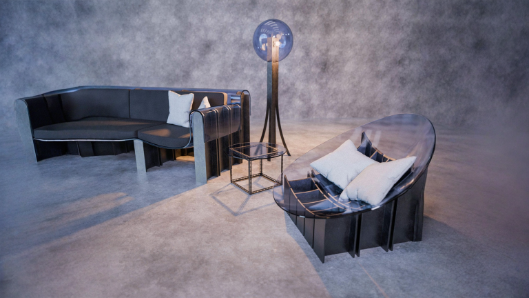 Trave a I nei mobili di design: quando l’acciaio strutturale diventa solo ornamento