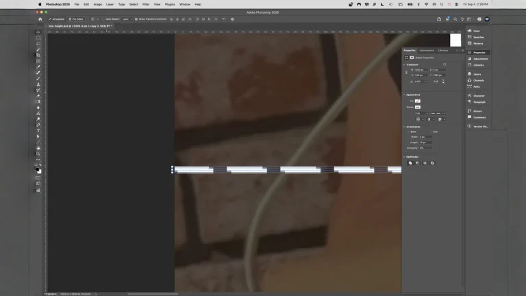 Linea tratteggiata in Photoshop: perché i trattini cadono sempre nel punto sbagliato