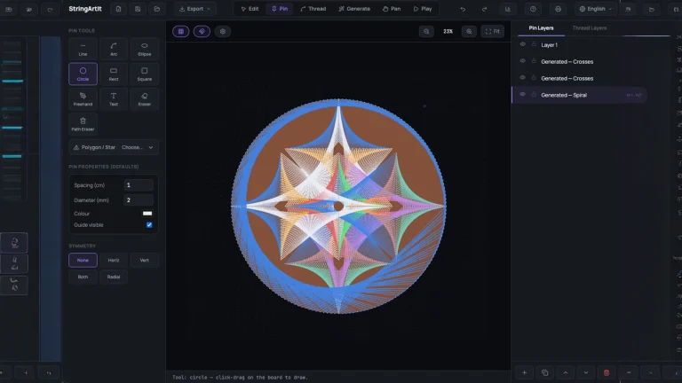 String art come si fa: dal filo teso tra i chiodi all’algoritmo che calcola il percorso